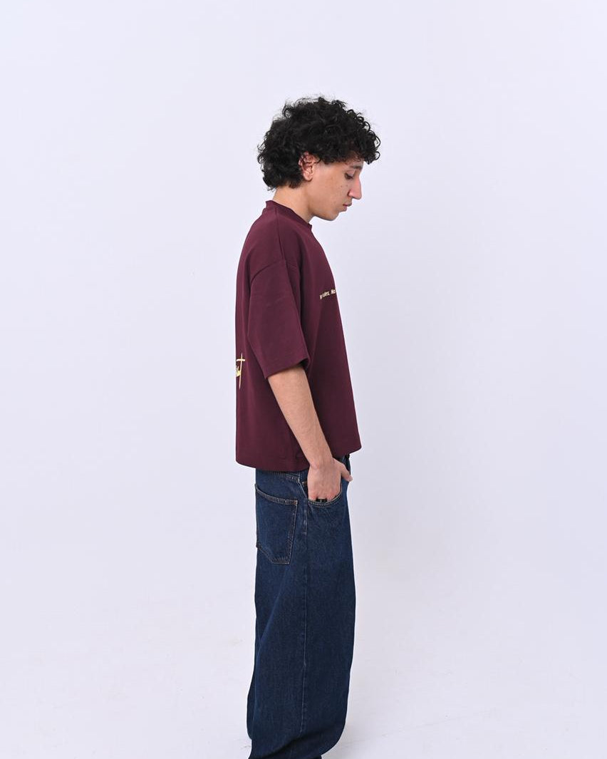 INKLAW | Burgundy Tee