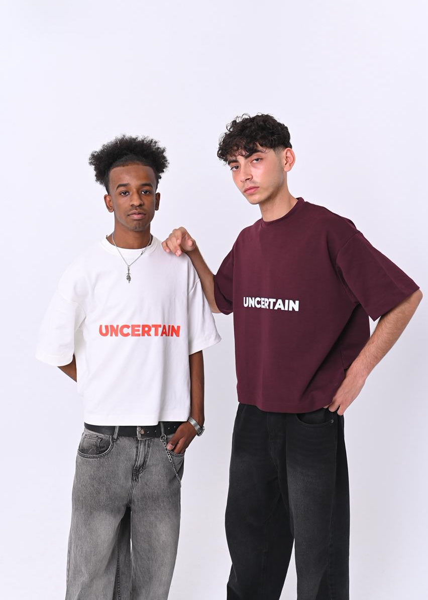 Off-Center| White Tee