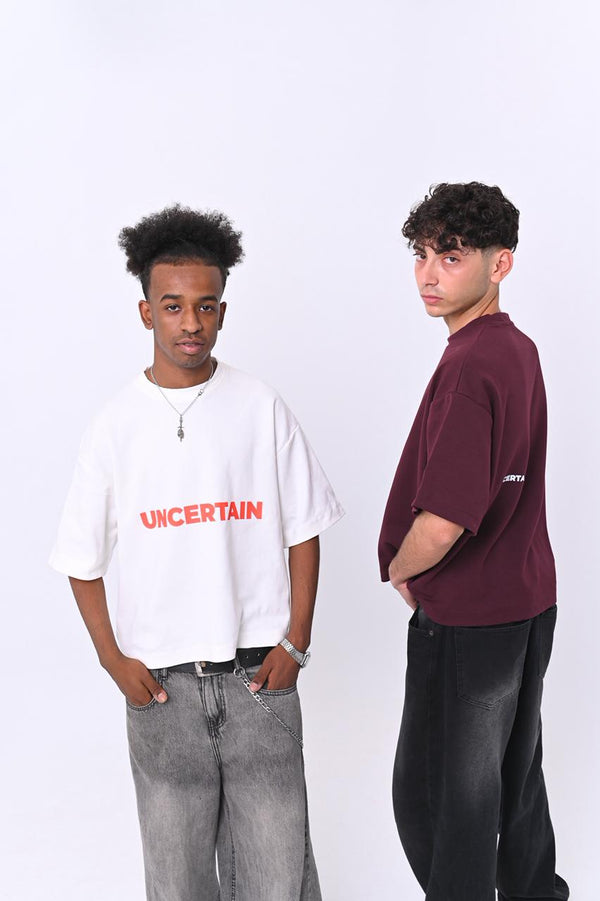 Off-Center| White Tee